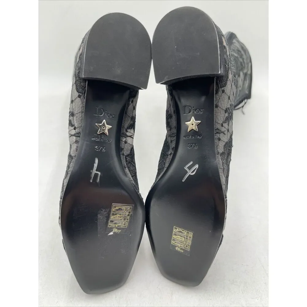 Women’s Christian Dior Naughtily Boots in Black Size 37.5 - Picture 7 of 7